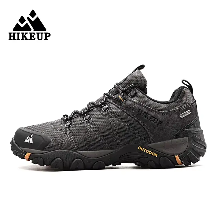 HIKEUP chaussures de randonnée antidérapantes pour hommes vêtements de plein air respirants résistant aux éclaboussures