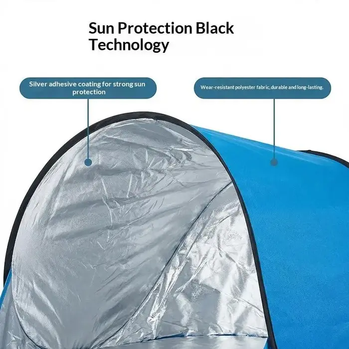Tente de plage avec protection UV