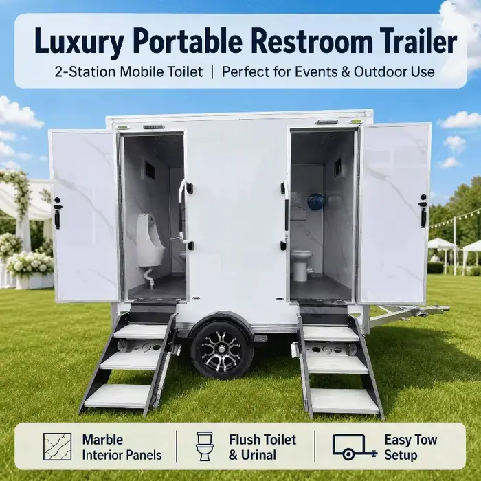 Système de toilettes portables Eco-Reserve à compostage sans échappement d'eaux usées pour parcs naturels protégés – Équipement sanitaire pour visiteurs