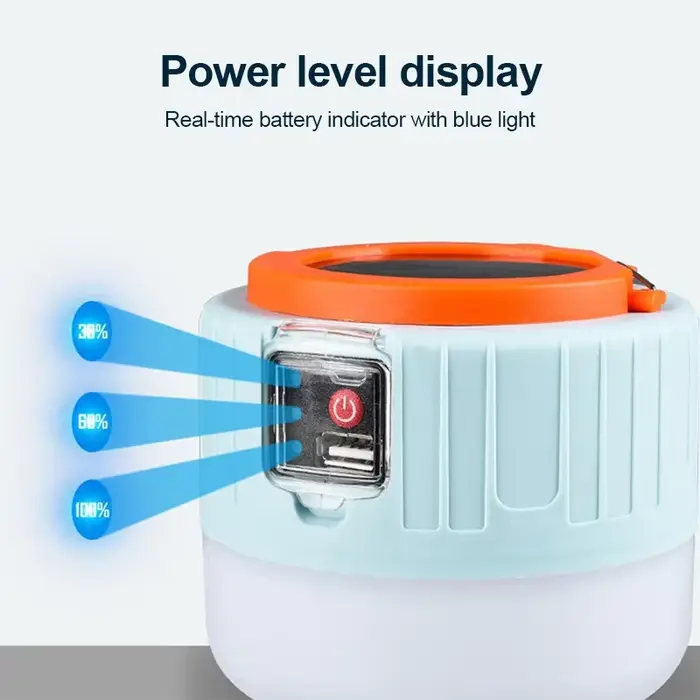 Lampe LED étanche et Rechargeable pour Camping