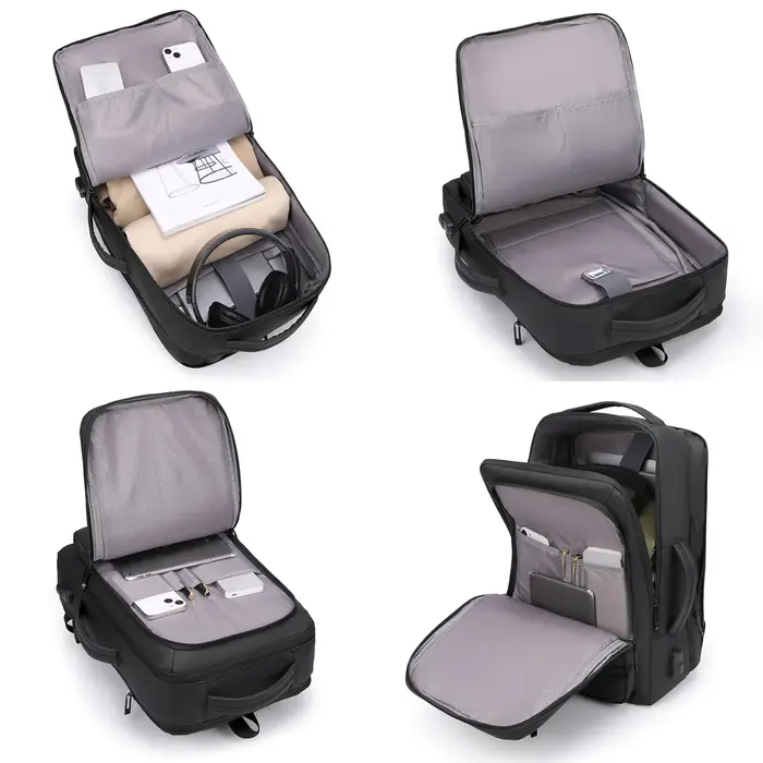 Nouveau sac à dos de voyage extensible de grande capacité pour hommes et femmes