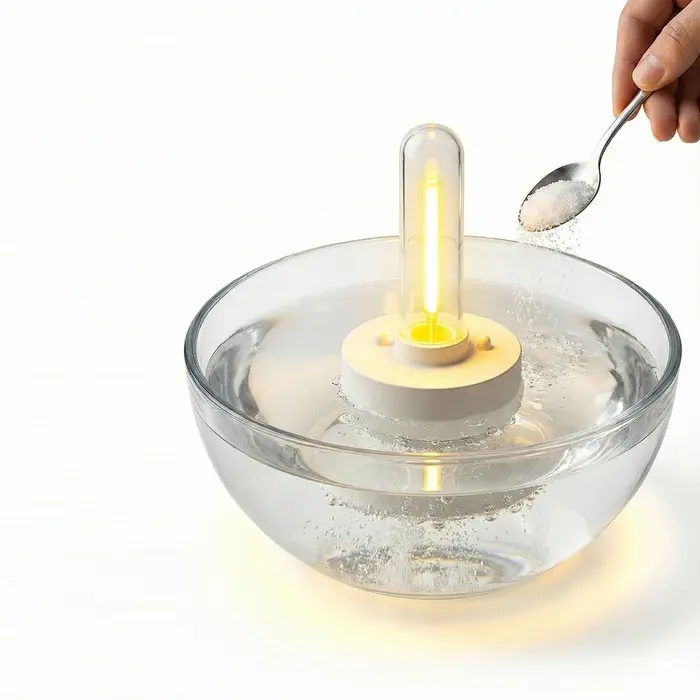 Lampe à sel sans batterie
