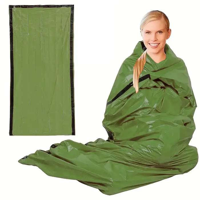 Sac de couchage de survie d'urgence Portable et étanche