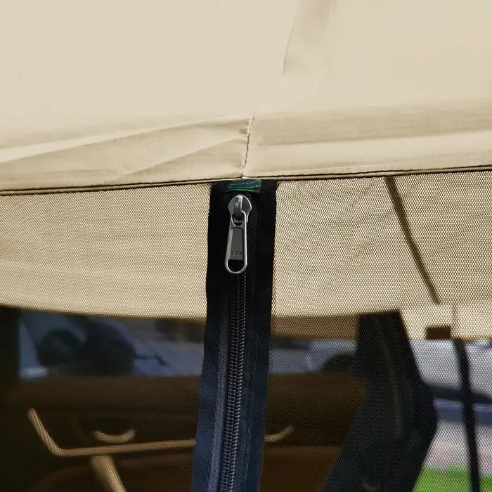 Tente Arrière SUV pour Camping Imperméable Pare-soleil Anti-Moustique