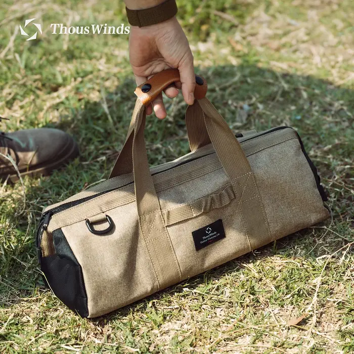 Thous Vents Outil Extérieur Sac De Rangement Grande Capacité Camping Accessoires Clou Moulu Sac Bush