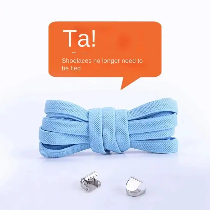 Lacets élastiques durables sans nœuds pour chaussures de course
