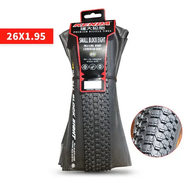 KENDA Original petit bloc huit pneu pliable pour vélo | 26 27.5 29 1.95 2.1 | Tiye VTT