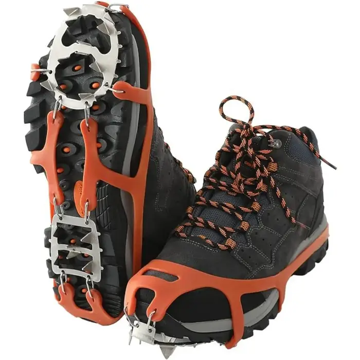 Crampons professionnels antidérapants à 18 clous