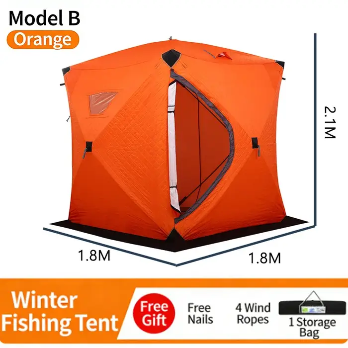 Tente d'hiver hexagonale octogonale pour le camping