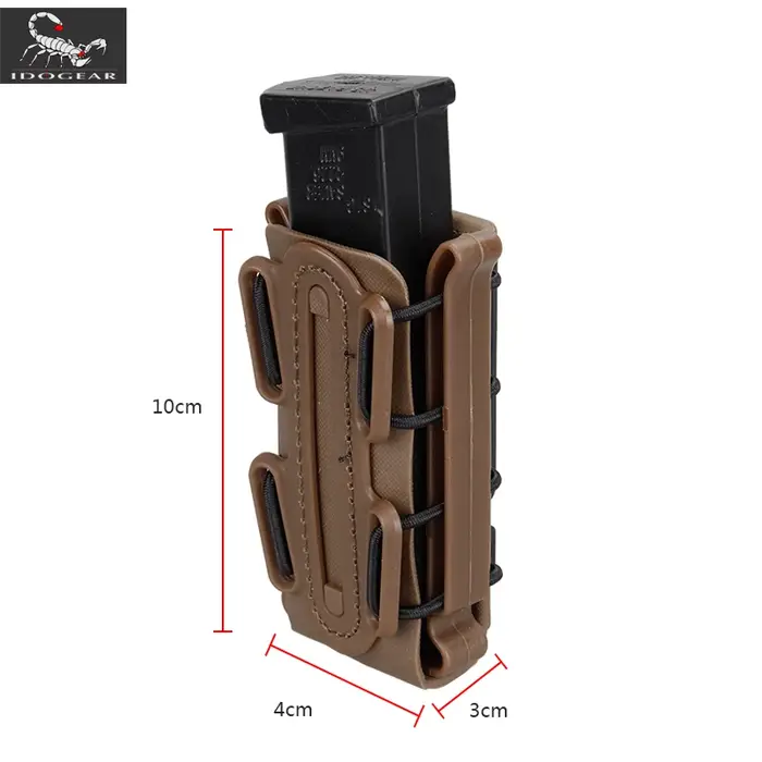 IDOGEAR Pochettes pour chargeurs 9 mm Astmag avec clip ceinture