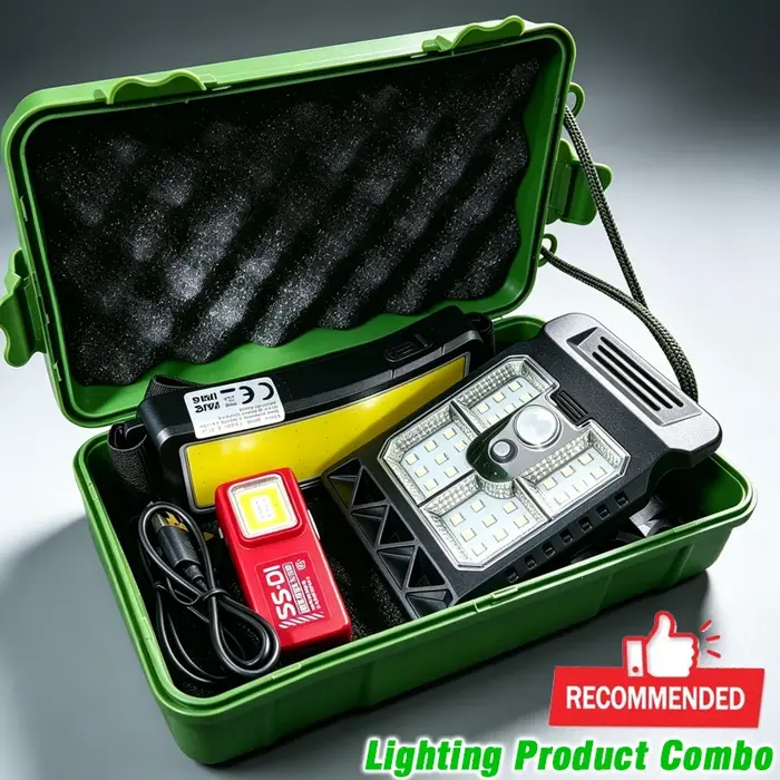 Lampe frontale COB portable rechargeable