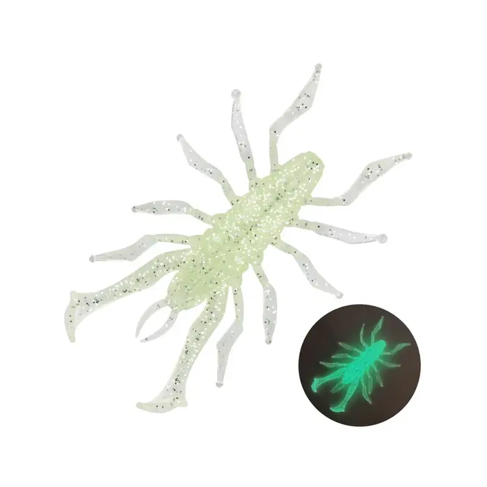 WESTBASS 4 pièces appâts de natation souples 3.5 cm-7 cm Silicone créature insectes appâts en caoutc
