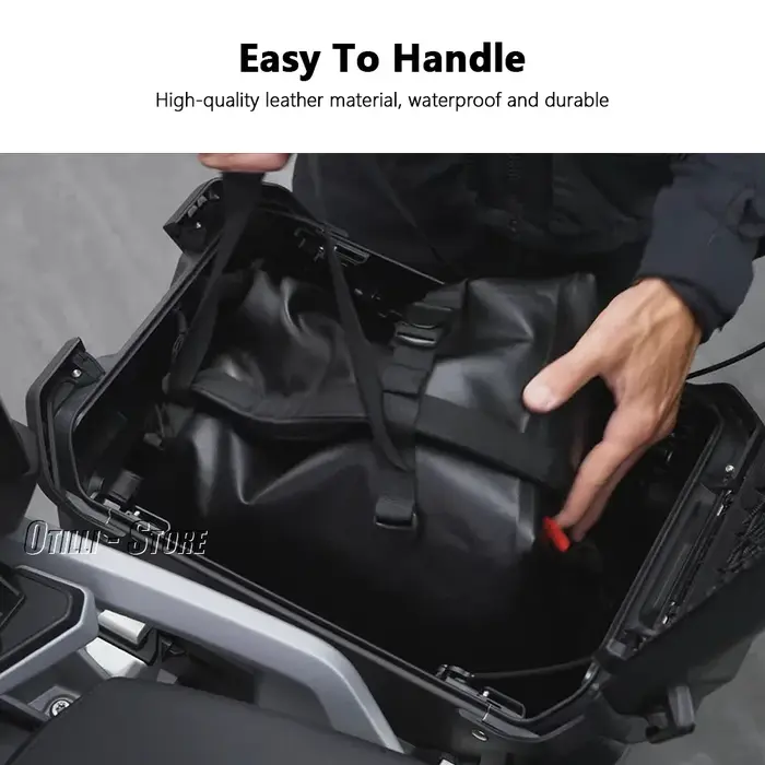 Sac intérieur noir pour bagages de moto, pour BMW R1300GS ADVENTURE R 1300 GS Adventure 1300GSA, sacs supérieurs en aluminium
