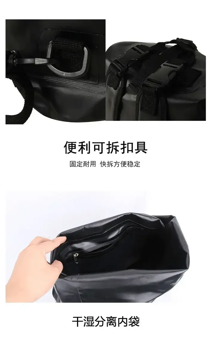 Sac à dos étanche avec fermeture à roulettes robuste