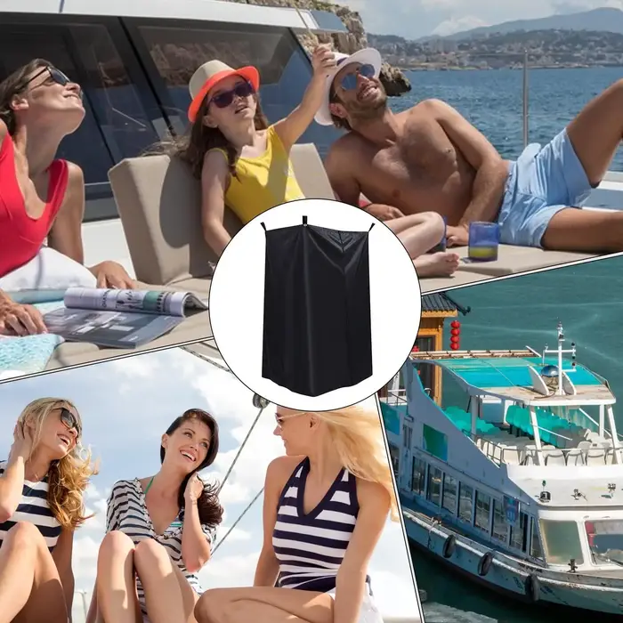 Tente de Douche Portable et Imperméable pour l'Extérieur – Abri de Change pour Camping