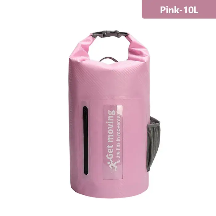 Sac sec étanche en Fiber de carbone 10L/20L, sac seau à main, sac étanche, sac de natation à la déri
