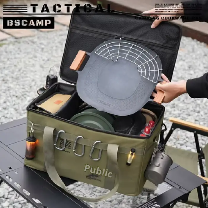 【Super grande capacité】 sac de rangement tactique extérieur sac à outils sac à main de Camping randonnée voyage
