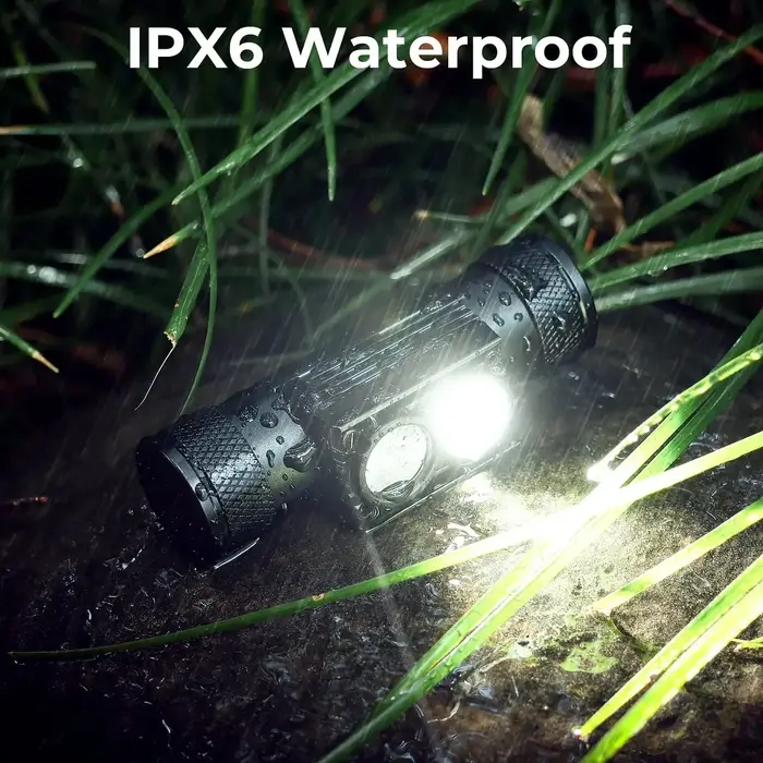 H25LR LED 90 lampe frontale Rechargeable à haut CRI puissante lampe de poche légère avec lumière bla