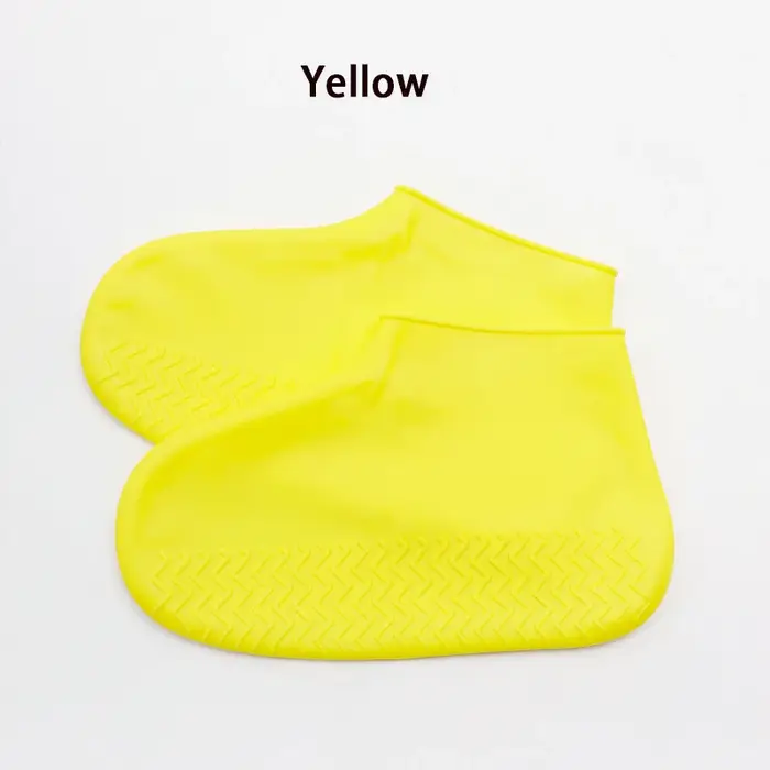 Couvre-chaussures imperméables en silicone, couvre-chaussures de pluie pour homme et femme, antidéra