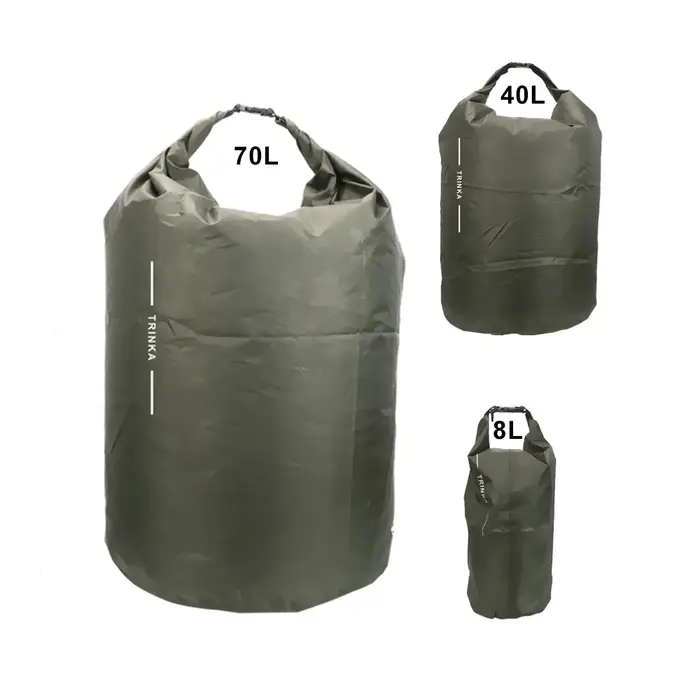 Pochette sèche pour canotage kayak canoë flottant 8L 40L 70L sac de rangement étanche sacs de transport de voyage en plein air portables