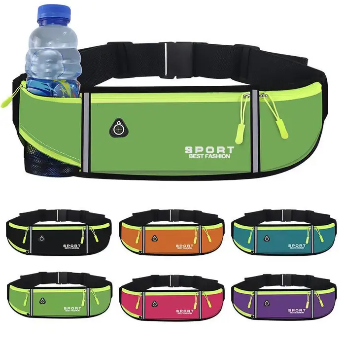 Sac de taille de course hommes femmes sport ceinture pochette