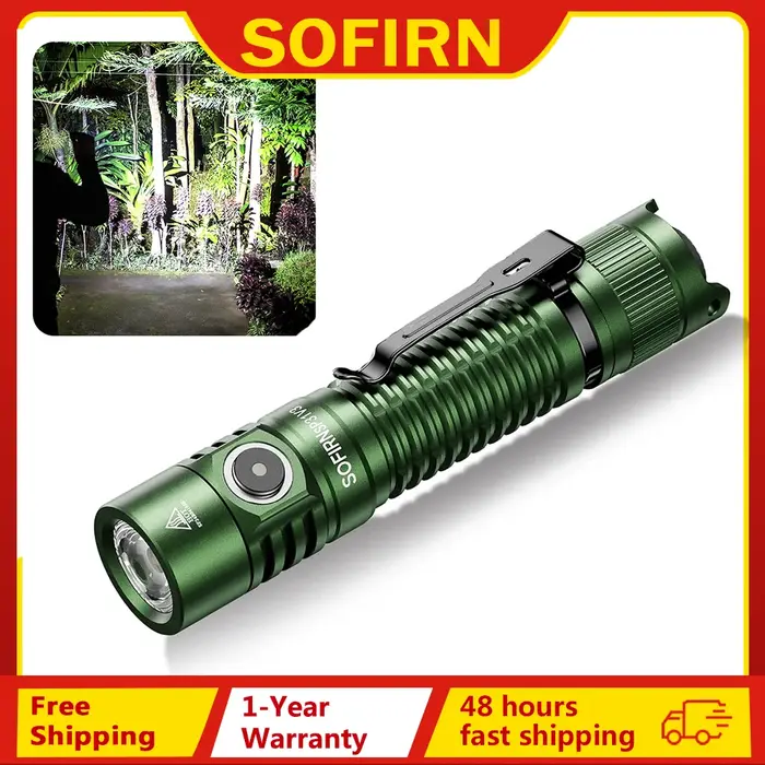 Sofirn SP31 V3.0 lampe de poche tactique puissante SST40/519A 2000lm 18650 torche LED USB C lampe Re