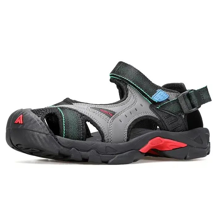 HUMTTO Chaussures d'été pour hommes Randonnée en plein air Sandales Respirant Eau Plage