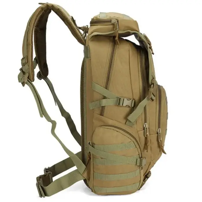 Sac à dos tactique 50L Sport de plein air randonnée sac à dos 3P Molle sac à dos Camping chasse escalade étanche pêche