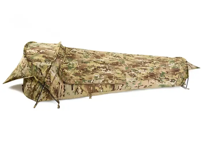 Tente militaire Hideaway Bivy légère et étanche, compacte, unipolaire, pour randonnée et randonnée