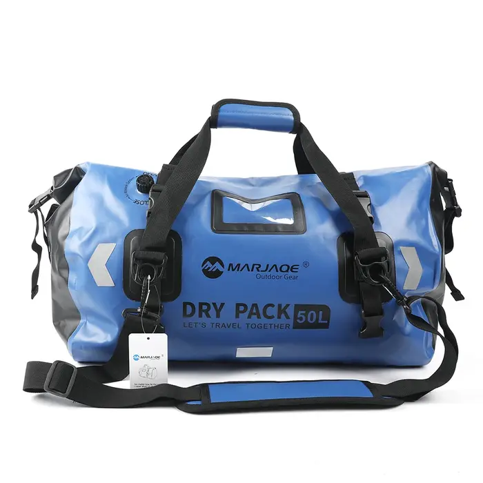 Sac sec pour moto 50L/80L, sac de siège de moto étanche IPX6, sac à bagages pour moto, pêche, aventu