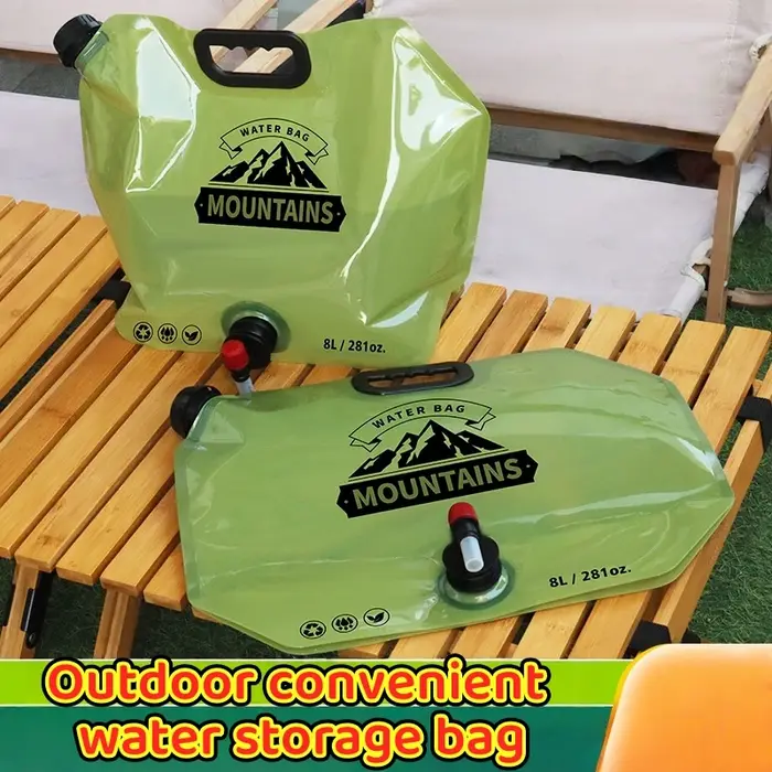 Sac d'eau d'extérieur de grande capacité 8L