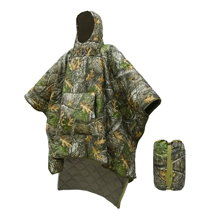 Sac de couchage camouflage ultraléger, Cape Portable pour Camping en plein air, équipement de randon