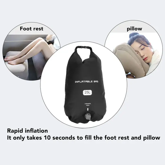 Sac gonflable multifonction étanche 2 en 1