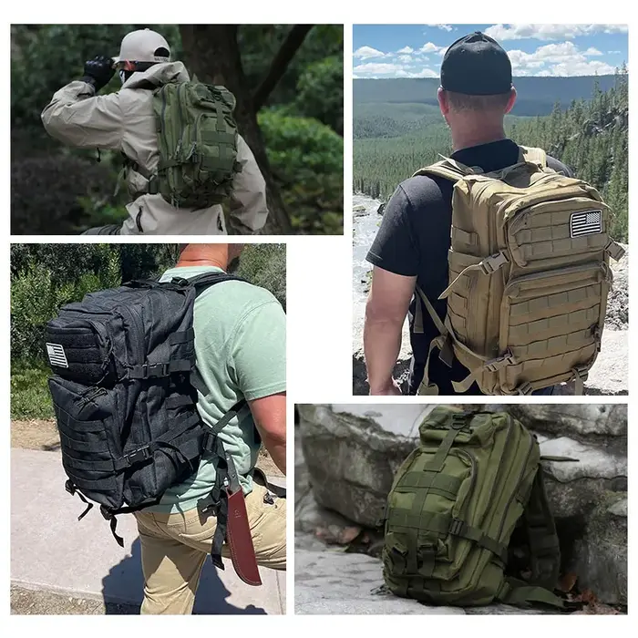 50L sac à dos tactique hommes voyage grande capacité sacs à dos