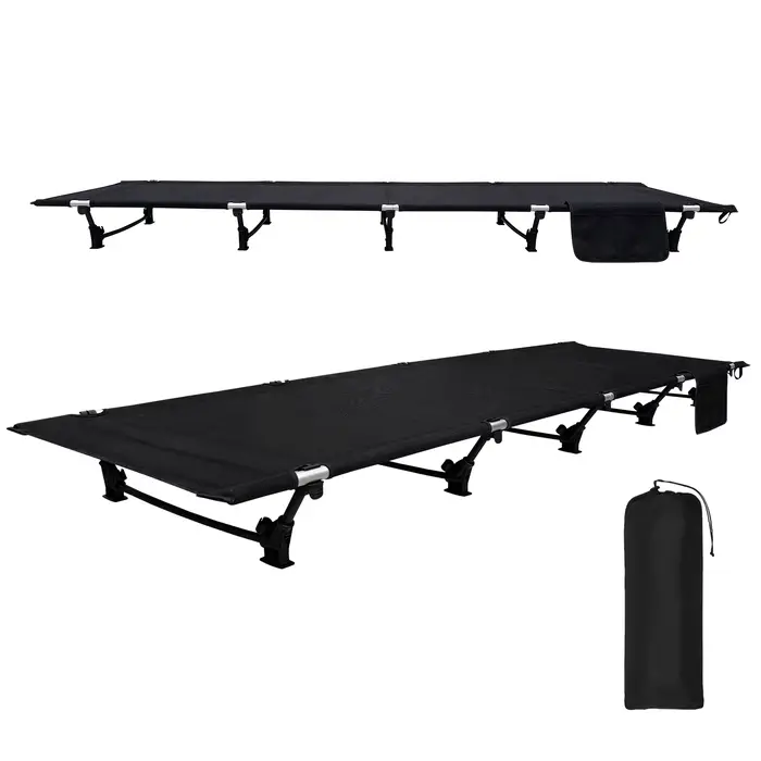 Lit de Camping lit pliant Portable extérieur ultraléger Compact tente lit