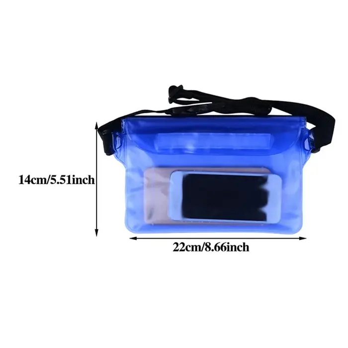 Sac de rangement étanche pour téléphone portable pour la natation