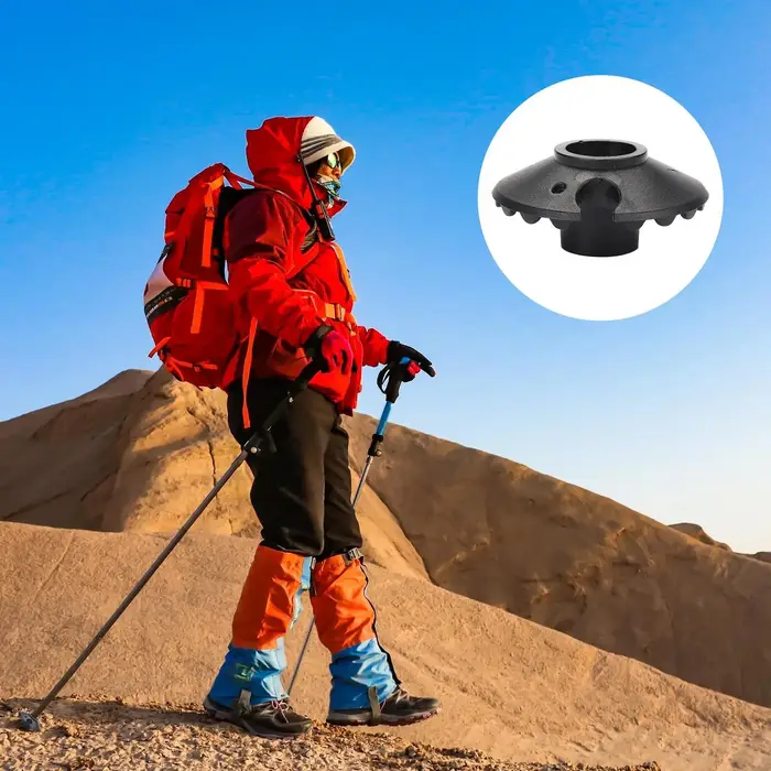 1 Paire de Paniers à Neige pour Bâtons de Randonnée, Pièces de Rechange pour Bâtons de Marche, Canes, Paniers Flocon de Neige pour Boue, Sable, Neige, Ski, pour Activités de Plein Air et Camping