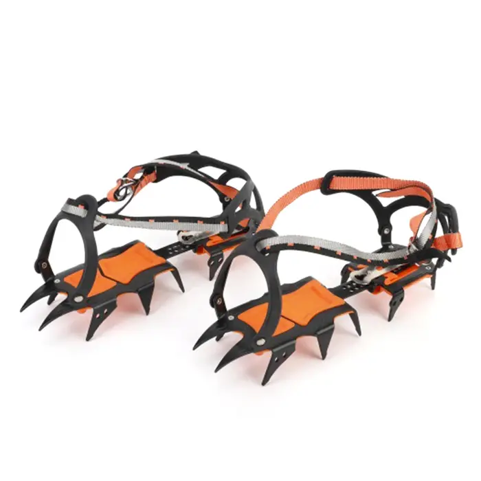 Crampons coordonnants en acier inoxydable pour la glace et la neige, pince d'escalade, couvre-chauss