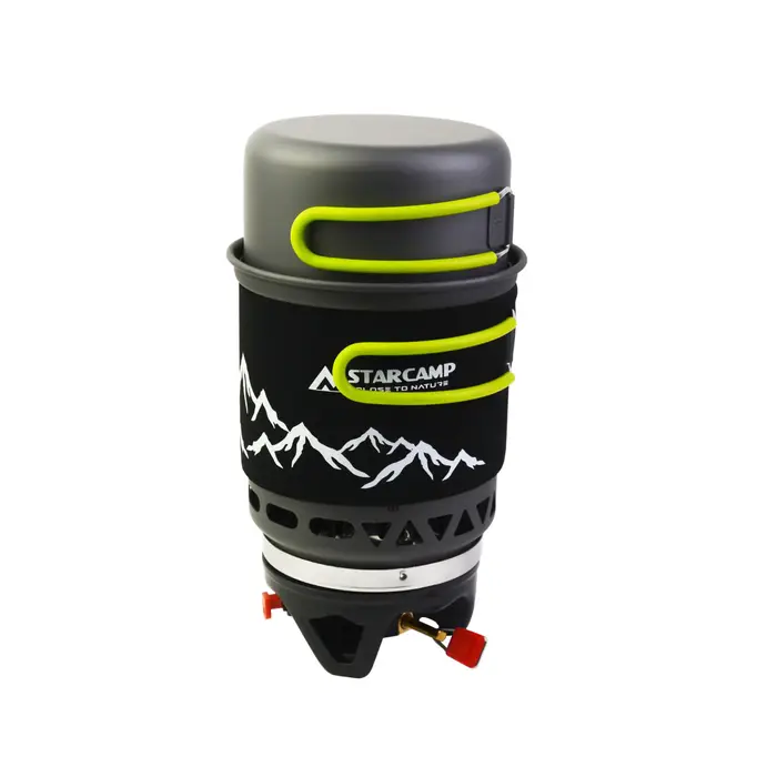 STARCAMP-Cuisinière à gaz pour camping en plein air, système de cuisson, cuisinière à jet à ébulliti