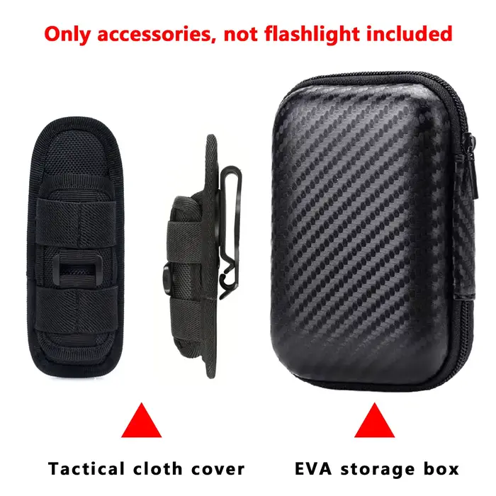 YEMAO A200 5200 lumens lampe RGB double cœur avec pince en métal lampe de poche de travail torche ED