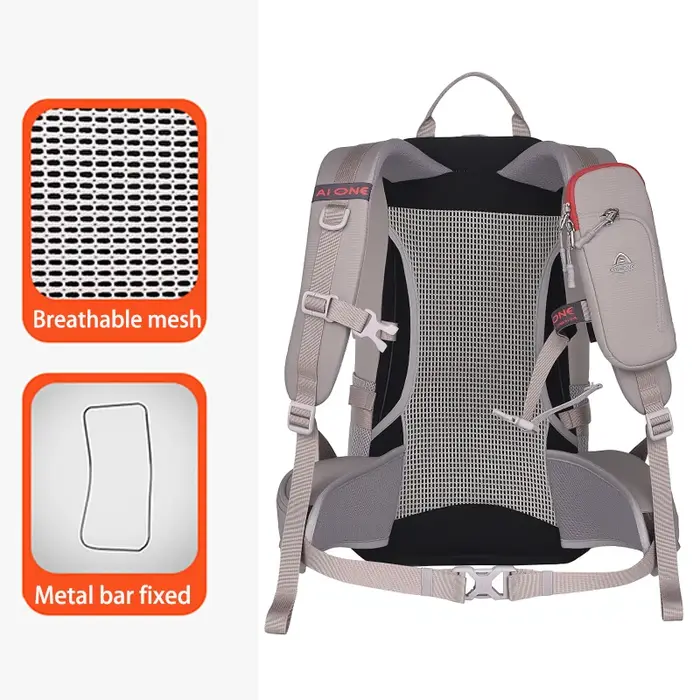 Sac à dos de randonnée léger et respirant de 25l