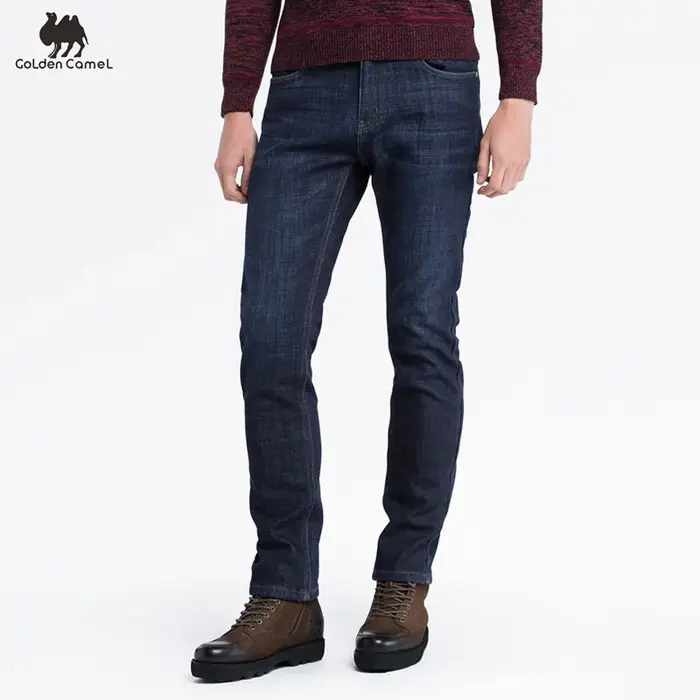Pantalon de randonnée GOLDEN CAMEL pour homme – Micro-élastique, délavé, taille mi-haute, décontract