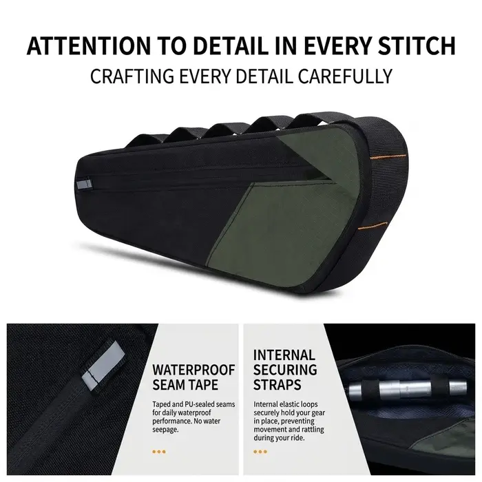 Sacoche de selle de vélo imperméable