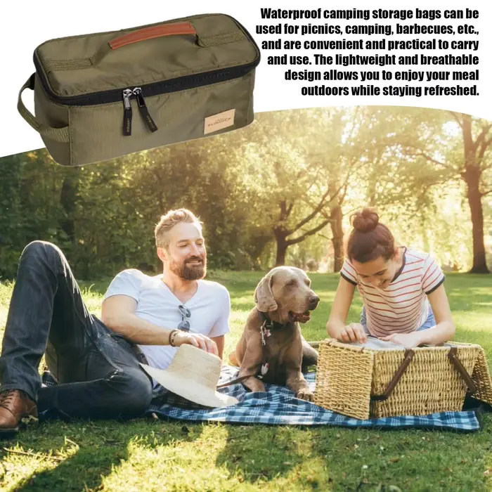 Sac de rangement isotherme pour couverts de camping