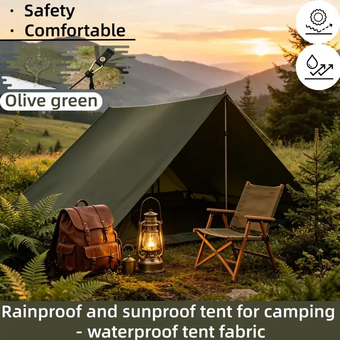 Tente en bâche imperméable ultra-légère et portable