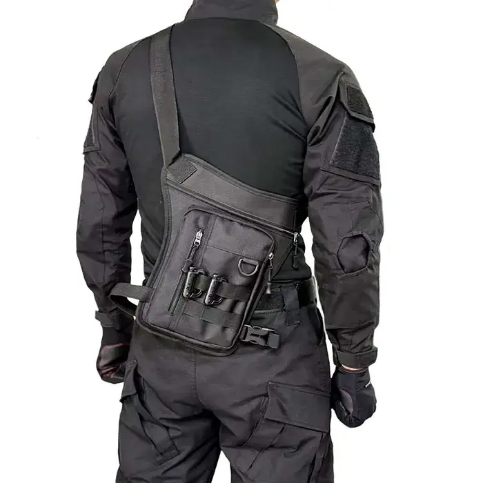 Sac de taille et de jambe d'extérieur pour hommes, sac à bandoulière décontracté, sac de sport, sac de randonnée multifonctionnel