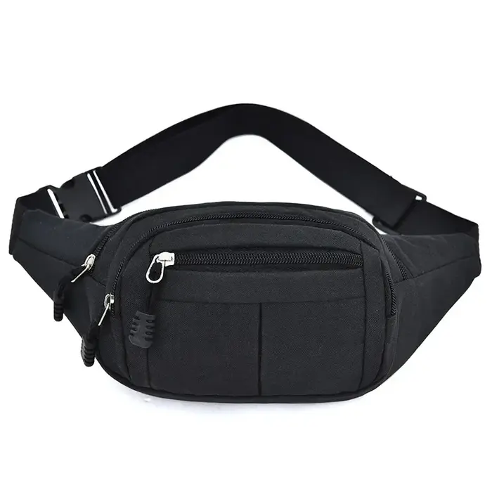 Sac de poitrine étanche pour hommes, sac de sport de plein air, pochette en toile, sac de taille de 
