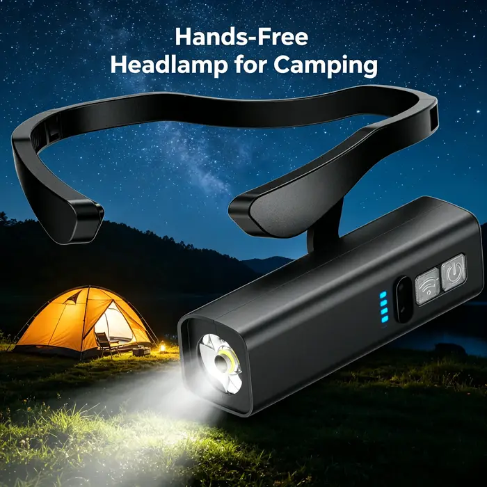 Lampe frontale à clip d'oreille 2026 – Phare LED lumineux