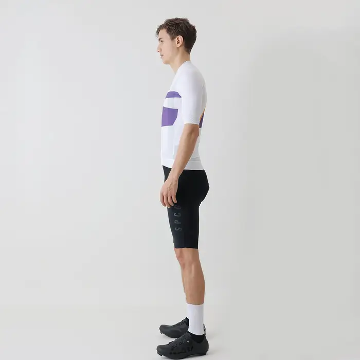 SPEXCEL-Maillot de Cyclisme PRO à Manches Courtes, Adapté à la Course Italienne, Tissu observateur e