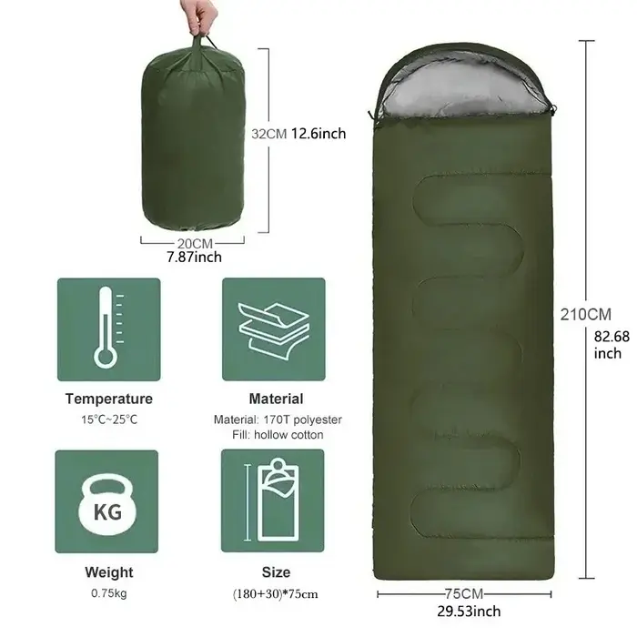 Sac de couchage de camping ultraléger